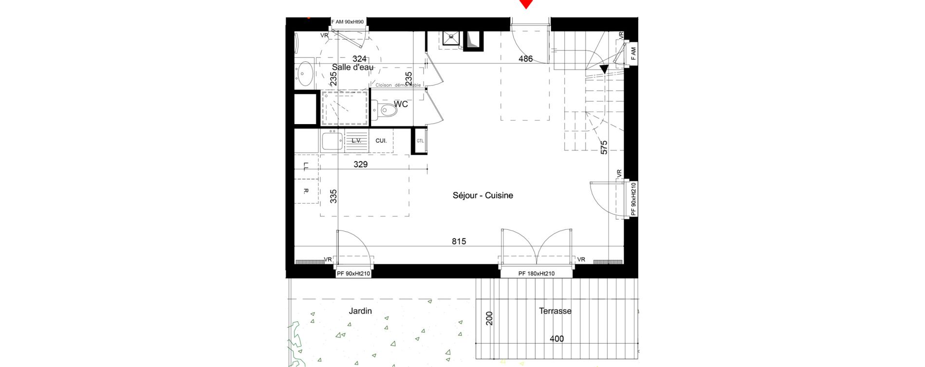 Maison T4 de 82,35 m2 &agrave; Chassieu Centre