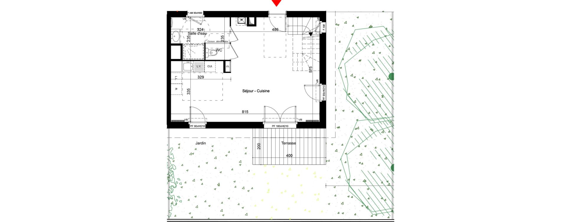 Maison T4 de 82,35 m2 &agrave; Chassieu Centre