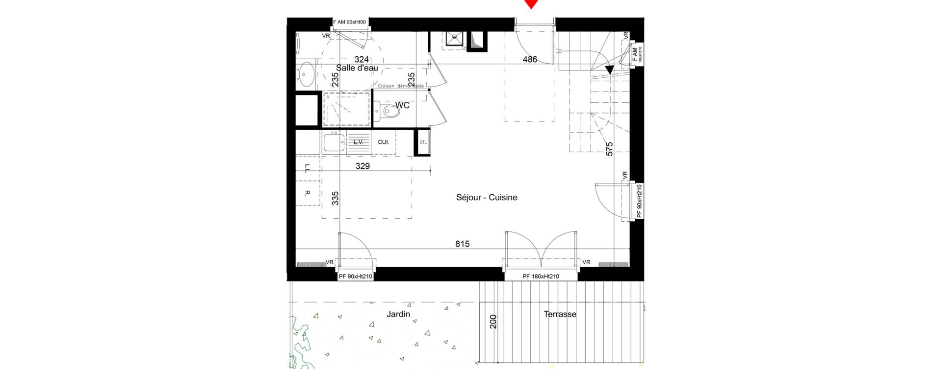 Maison T4 de 82,35 m2 &agrave; Chassieu Centre