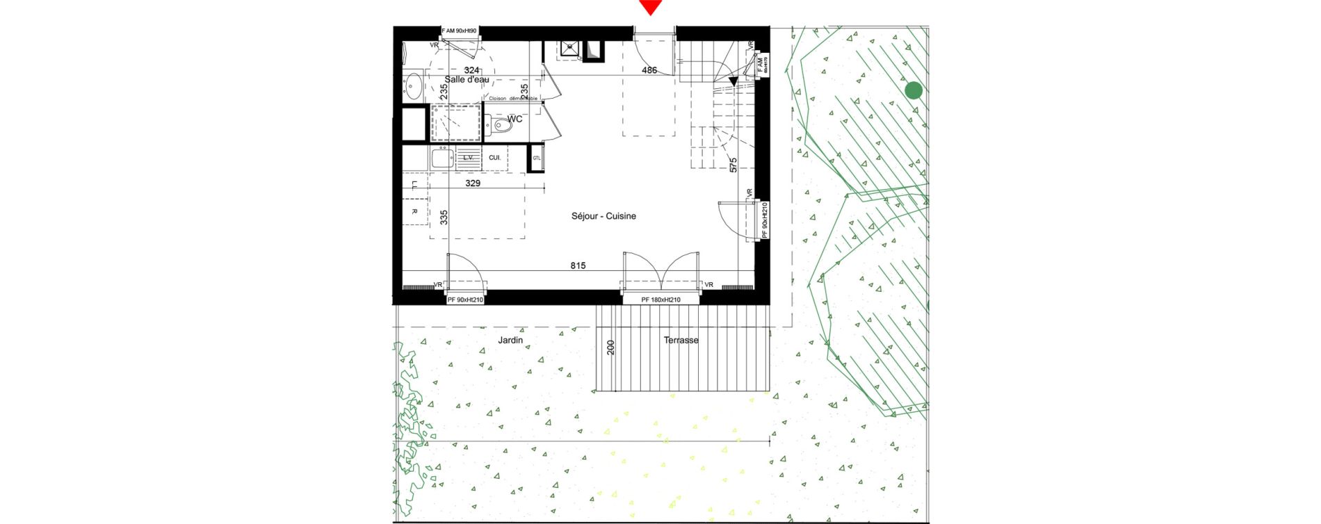 Maison T4 de 82,35 m2 &agrave; Chassieu Centre
