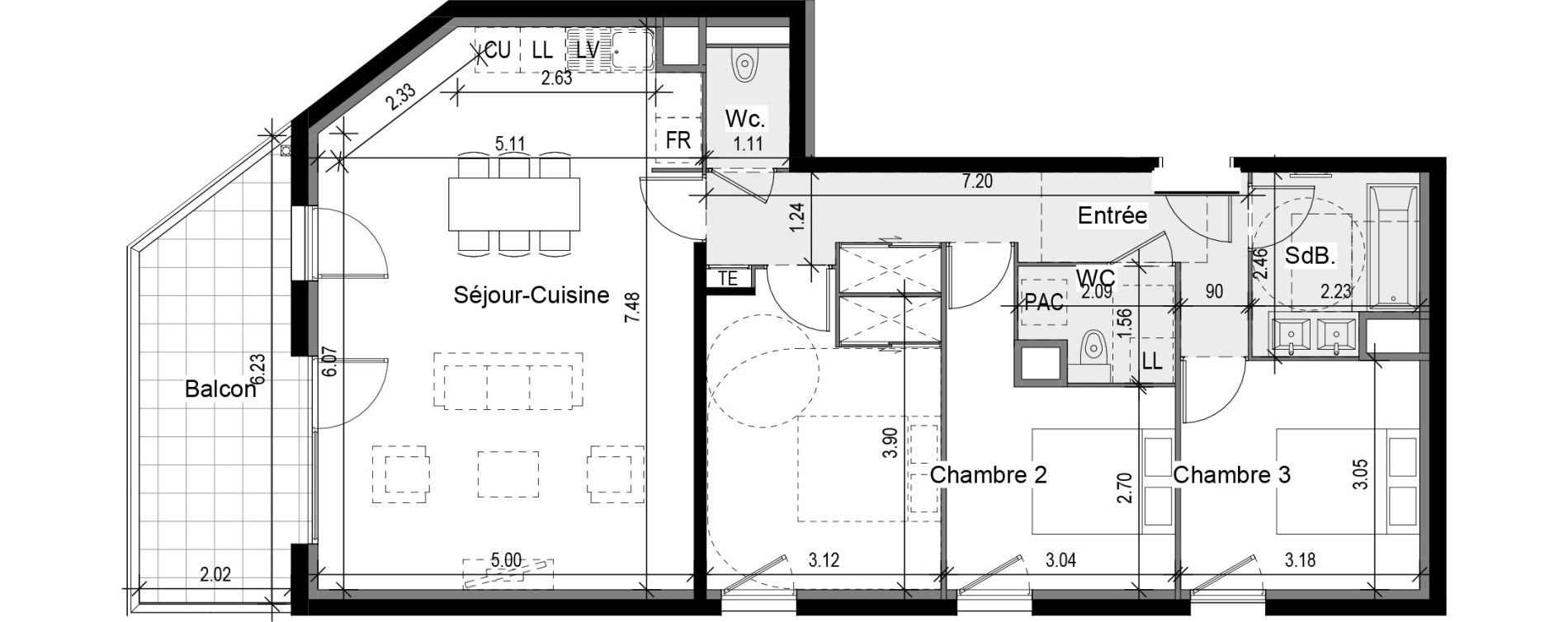 Appartement T4 de 87,90 m2 &agrave; Collonges-Au-Mont-D'Or Centre