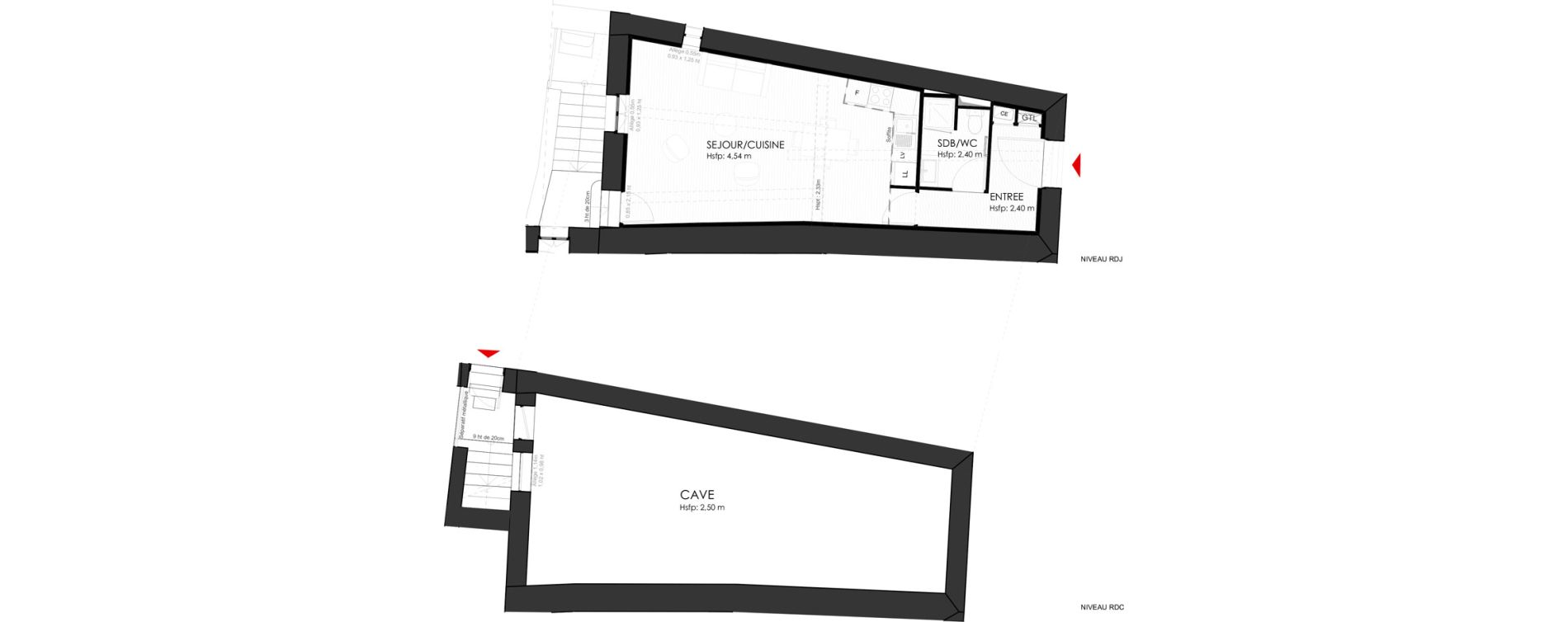 Appartement T1 de 38,51 m2 &agrave; Couzon-Au-Mont-D'Or Centre