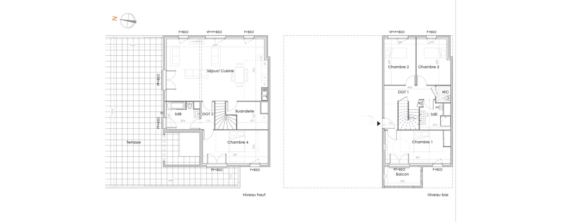 Appartement T5 de 144,78 m2 &agrave; Lyon La garde (5eme)