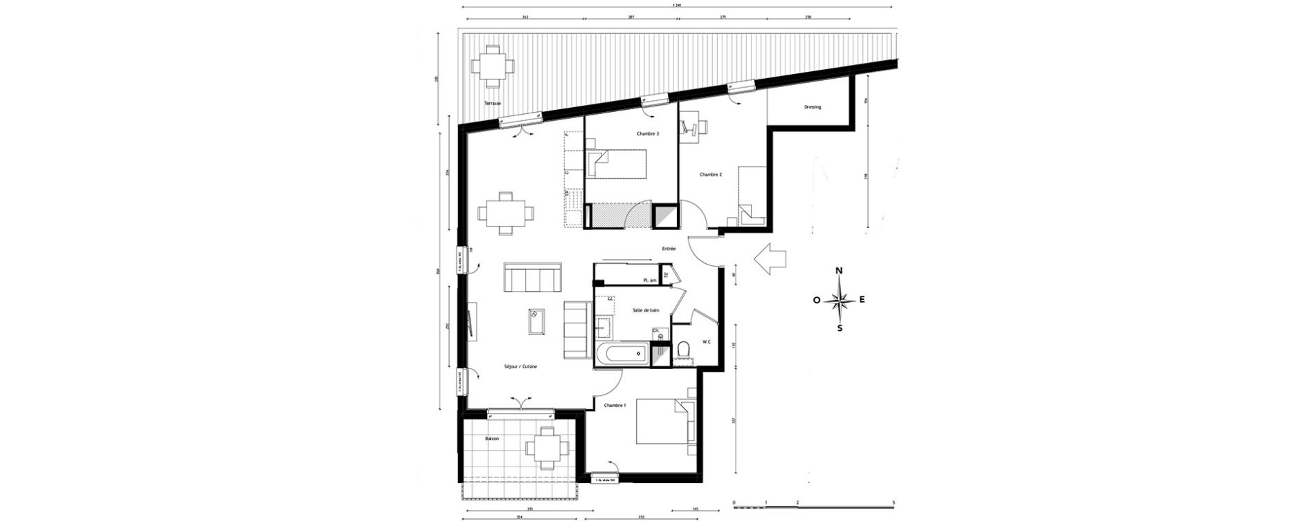 Appartement T4 de 85,19 m2 &agrave; Lyon Pierre valdo (5eme)