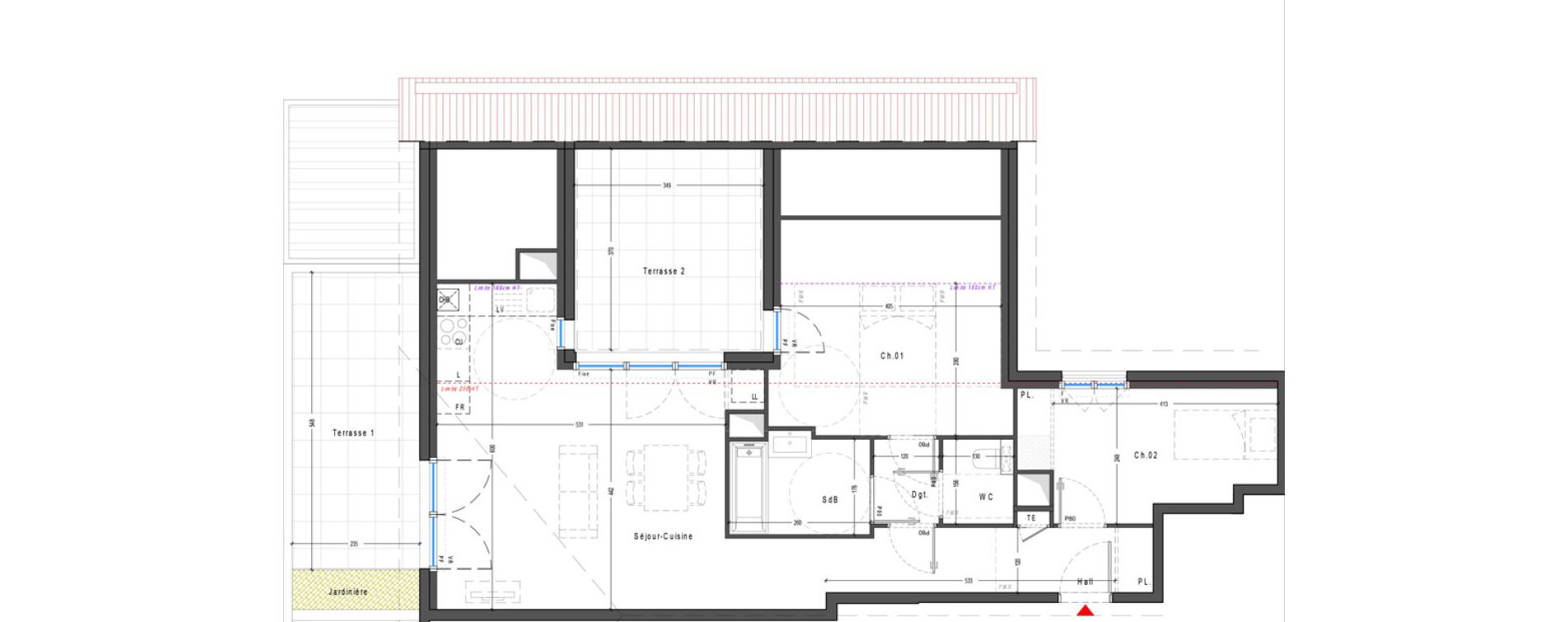Appartement T3 de 67,30 m2 &agrave; Marcy-L'&Eacute;toile Centre