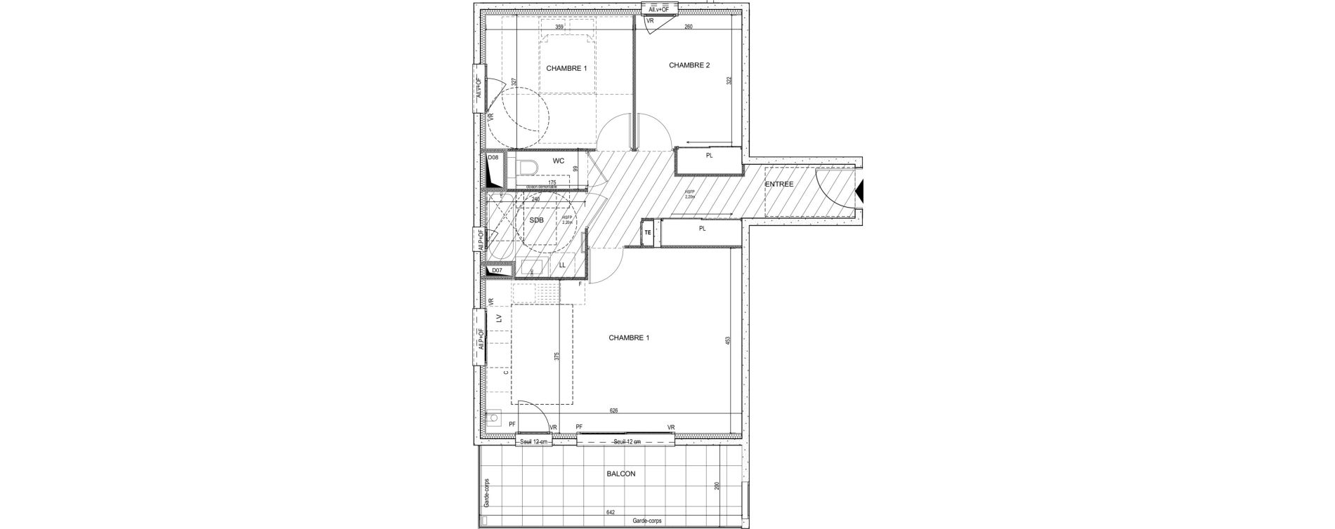 Appartement T3 de 64,93 m2 &agrave; Saint-Didier-Au-Mont-D'Or Centre