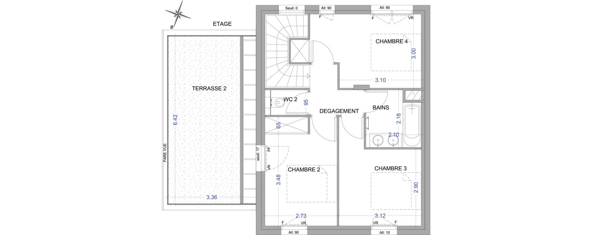 Maison T5 de 103,47 m2 &agrave; Saint-Germain-Au-Mont-D'Or Centre