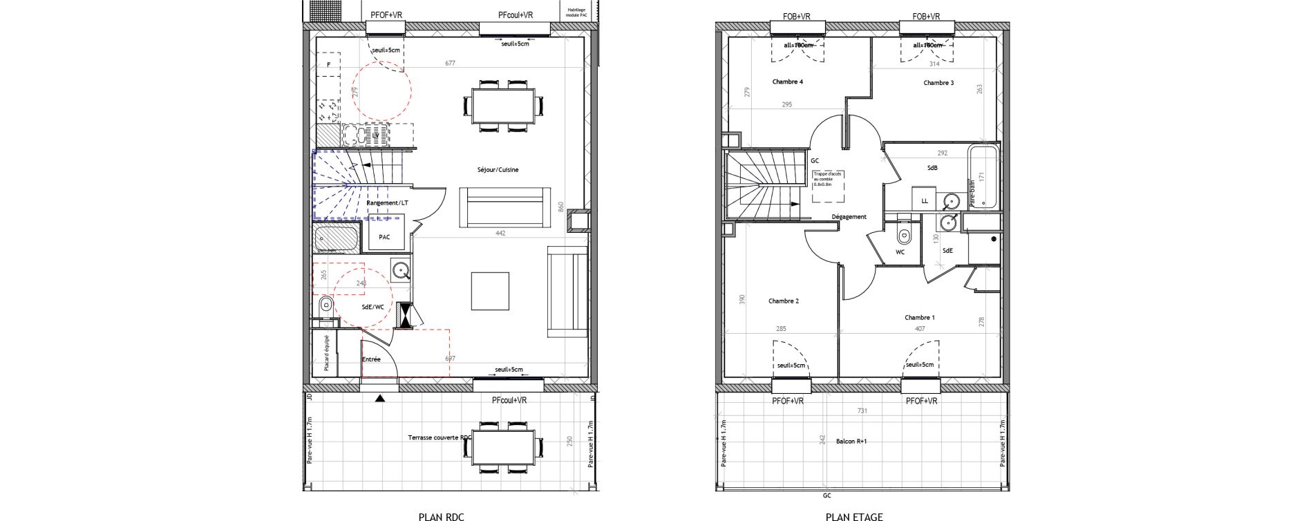 Maison T5 de 108,45 m2 &agrave; Saint-Pierre-De-Chandieu Centre