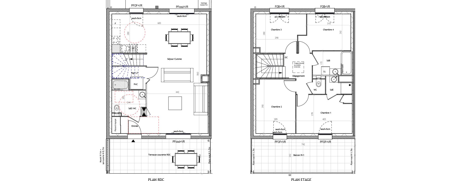 Maison T5 de 108,52 m2 &agrave; Saint-Pierre-De-Chandieu Centre