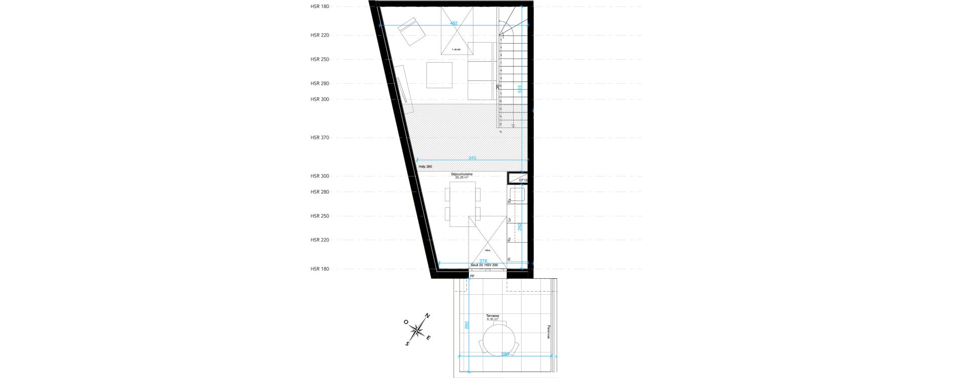 Appartement T3 de 68,08 m2 &agrave; Sainte-Foy-L&egrave;s-Lyon Chantegrillet