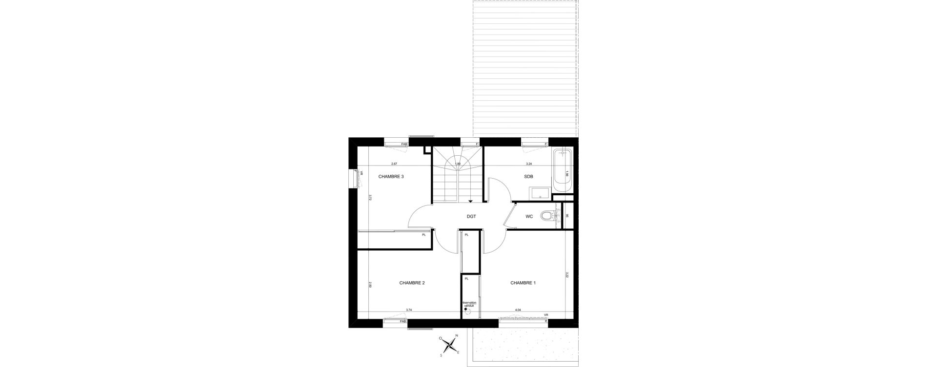 Maison T4 de 93,31 m2 &agrave; Solaize Centre