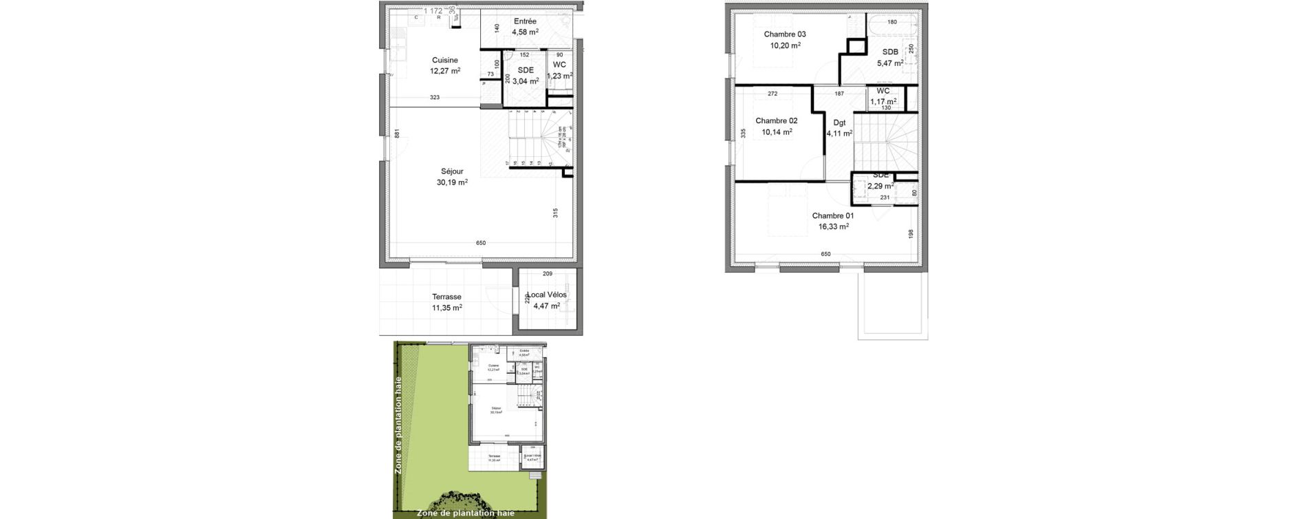 Maison T4 de 101,02 m2 &agrave; Sourcieux-Les-Mines Centre