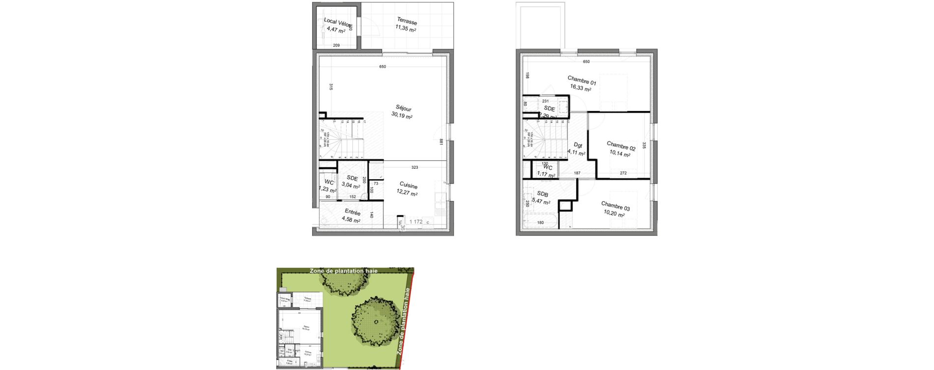 Maison T4 de 101,02 m2 &agrave; Sourcieux-Les-Mines Centre