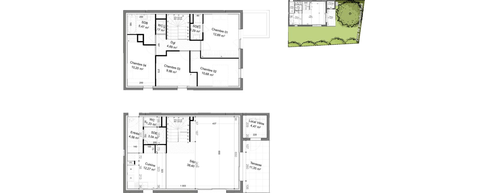 Maison T5 de 116,79 m2 &agrave; Sourcieux-Les-Mines Centre