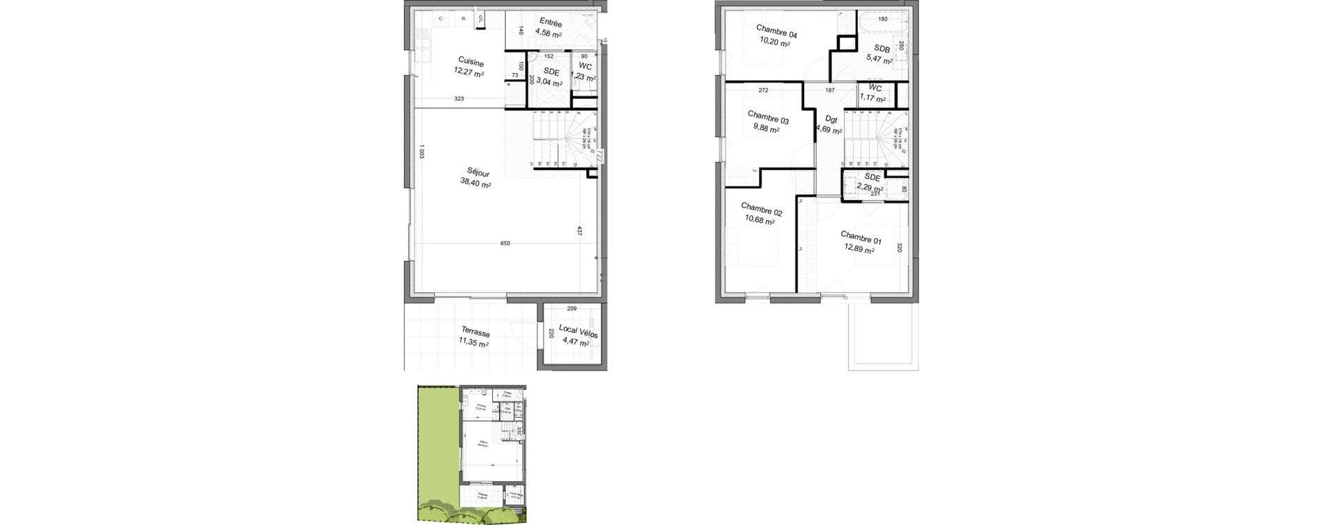 Maison T5 de 116,79 m2 &agrave; Sourcieux-Les-Mines Centre