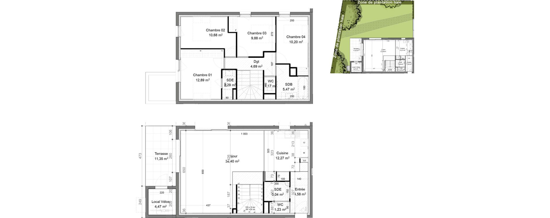 Maison T5 de 116,79 m2 &agrave; Sourcieux-Les-Mines Centre