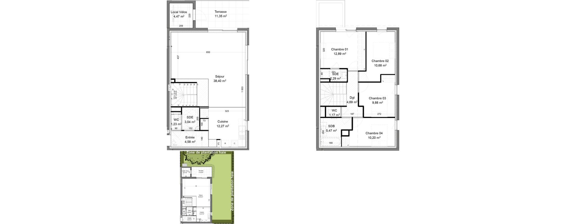 Maison T5 de 116,79 m2 &agrave; Sourcieux-Les-Mines Centre