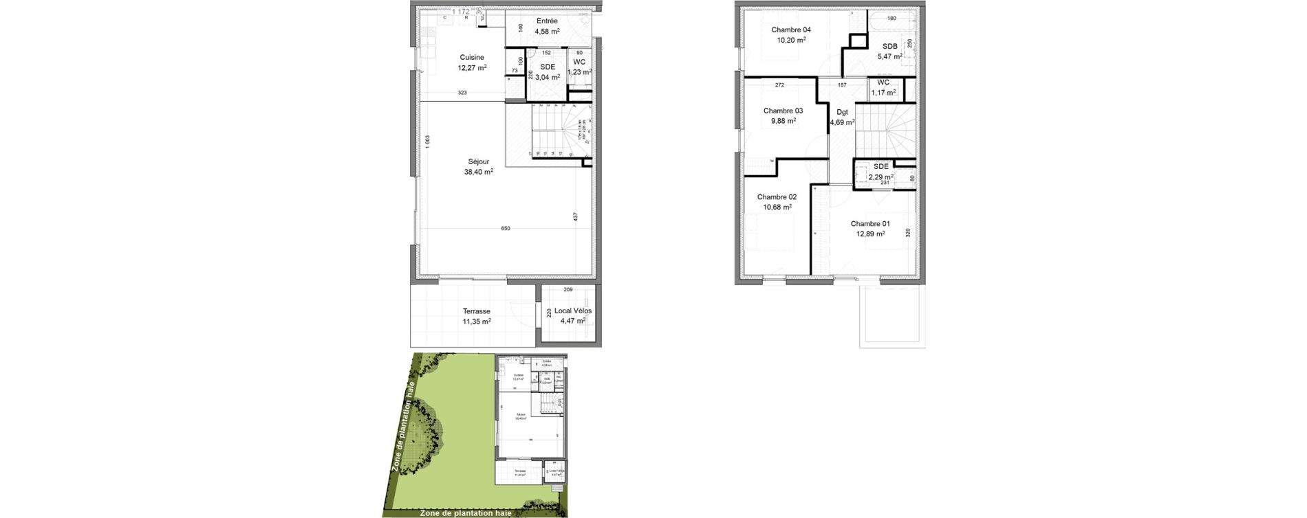 Maison T5 de 116,79 m2 &agrave; Sourcieux-Les-Mines Centre