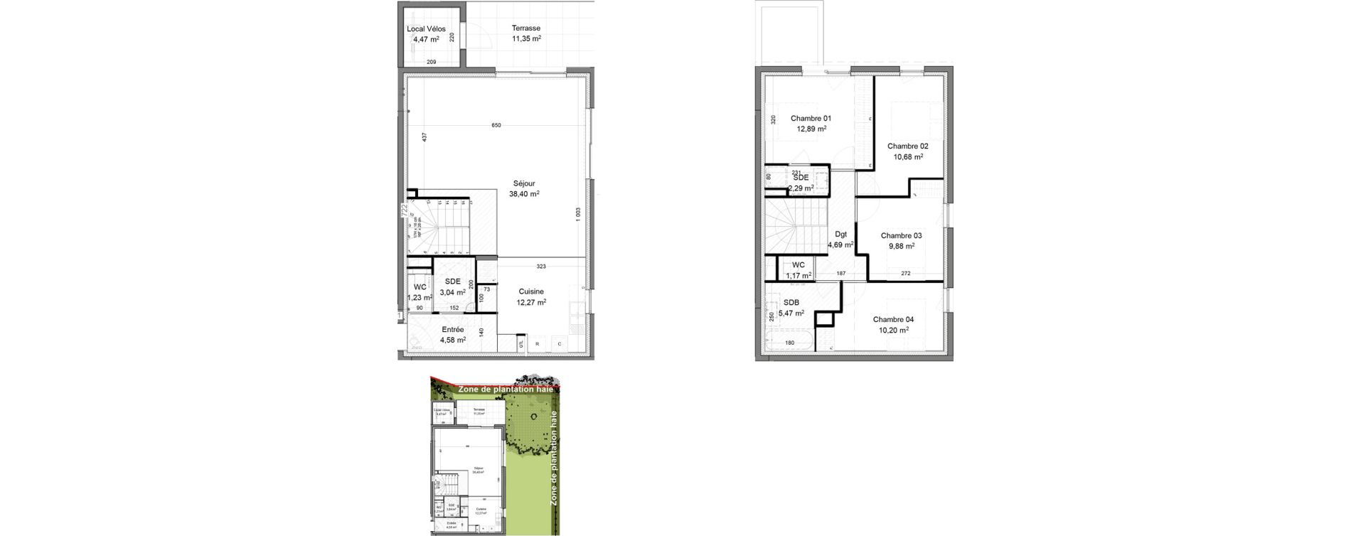 Maison T5 de 116,79 m2 &agrave; Sourcieux-Les-Mines Centre