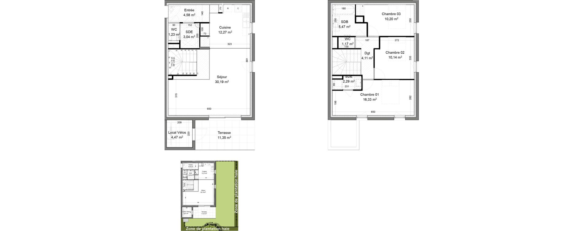 Maison T4 de 101,02 m2 &agrave; Sourcieux-Les-Mines Centre