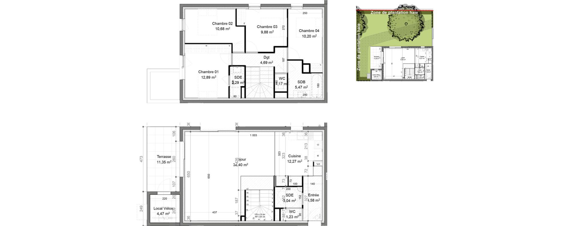 Maison T5 de 116,79 m2 &agrave; Sourcieux-Les-Mines Centre