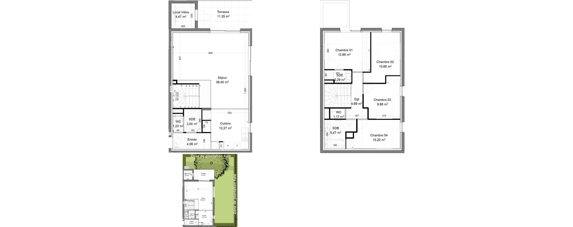 Maison T5 de 116,79 m2 &agrave; Sourcieux-Les-Mines Centre