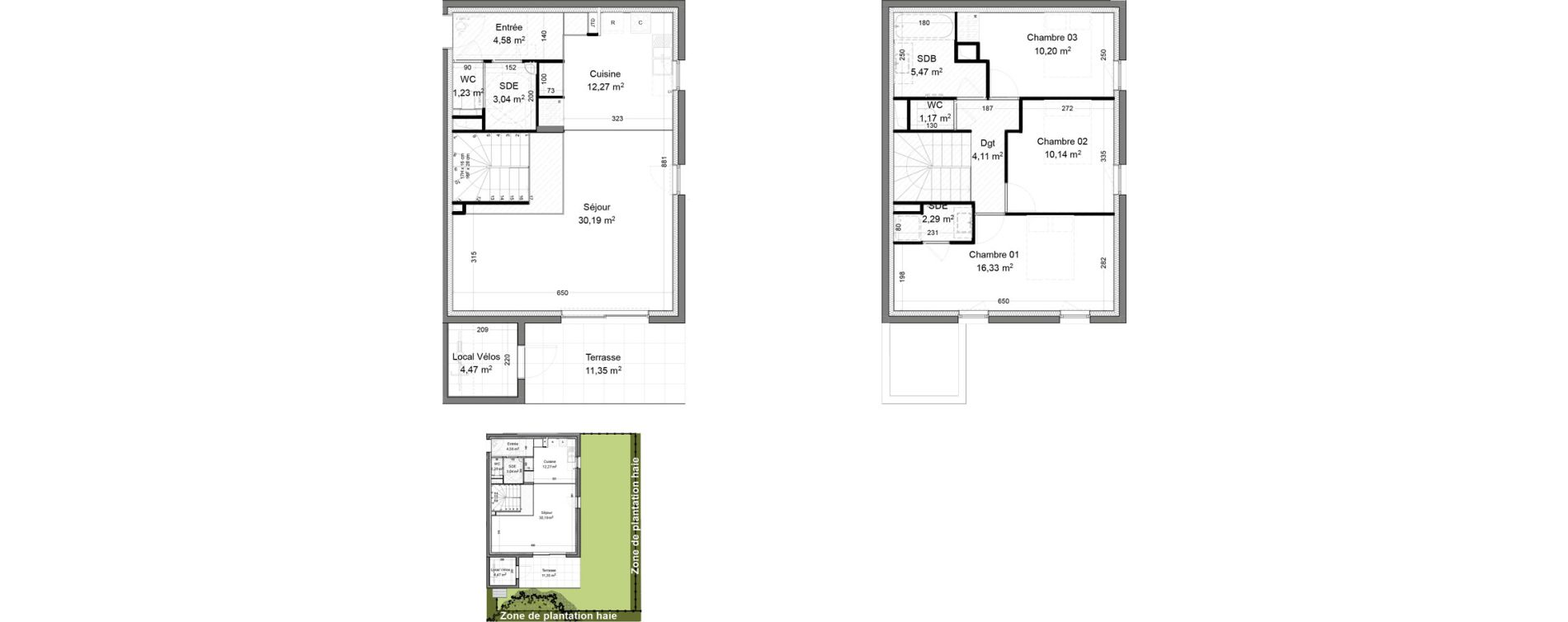 Maison T4 de 101,02 m2 &agrave; Sourcieux-Les-Mines Centre