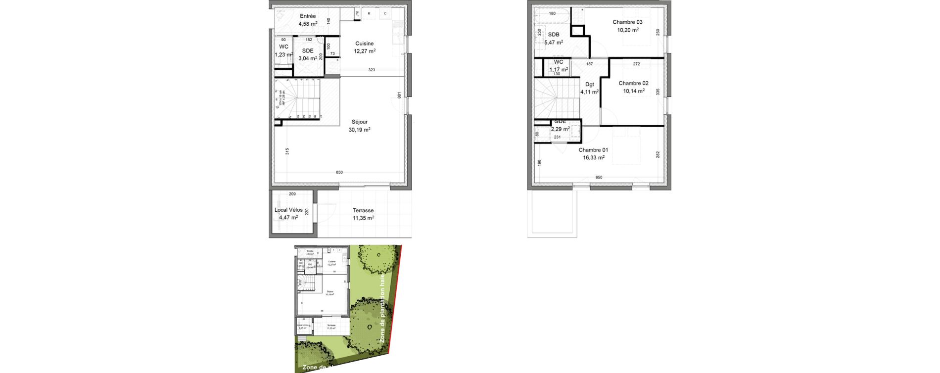 Maison T5 de 101,02 m2 &agrave; Sourcieux-Les-Mines Centre