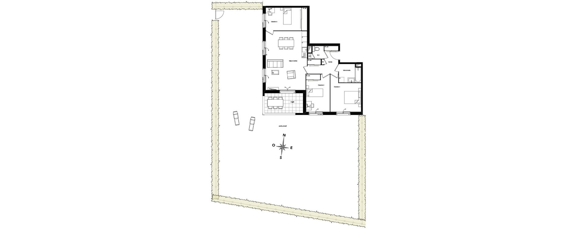 Appartement T4 de 81,23 m2 &agrave; Tassin-La-Demi-Lune Centre