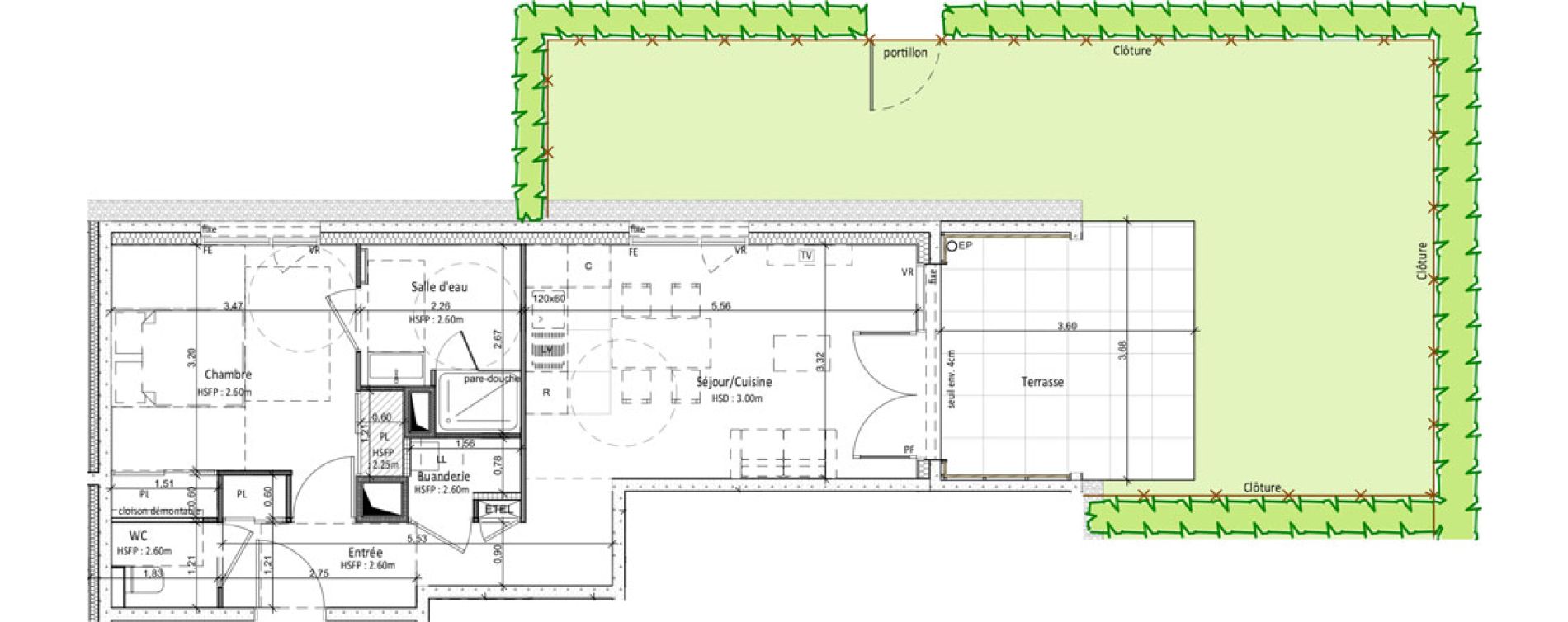 Appartement T2 de 47,94 m2 &agrave; Tassin-La-Demi-Lune Tassin - le bourg