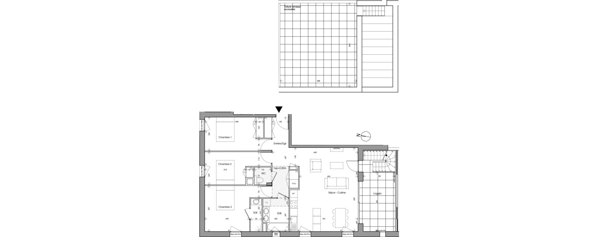 Appartement T4 de 90,40 m2 &agrave; Tassin-La-Demi-Lune Tassin - le bourg