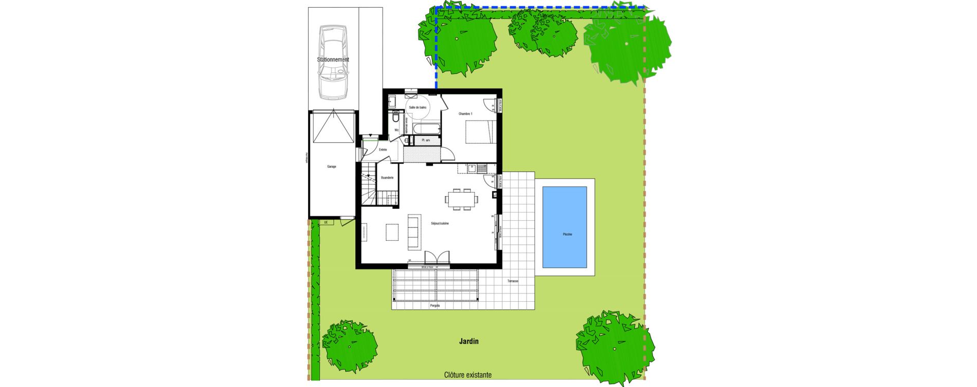 Maison T5 de 134,55 m2 &agrave; Toussieu Centre