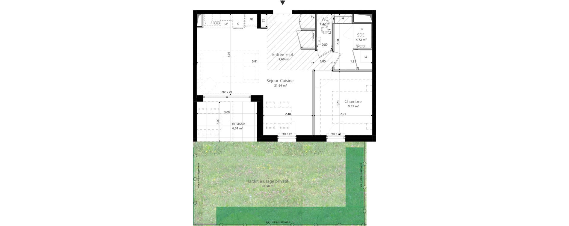 Appartement T2 de 44,69 m2 &agrave; Vaulx-En-Velin Vaulx en velun village
