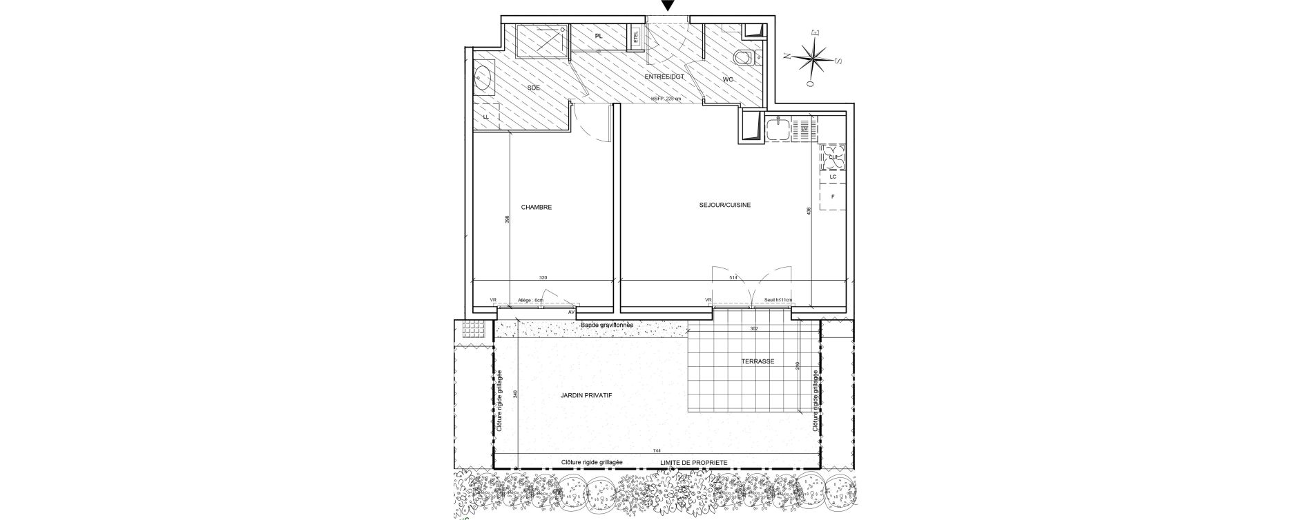 Appartement T2 de 48,38 m2 &agrave; V&eacute;nissieux Venissieux centre