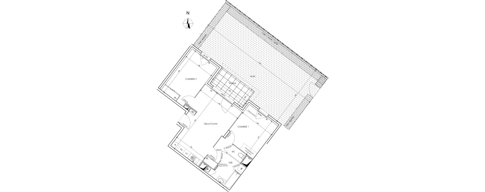 Appartement T3 de 60,13 m2 &agrave; Villefranche-Sur-Sa&ocirc;ne B&eacute;ligny