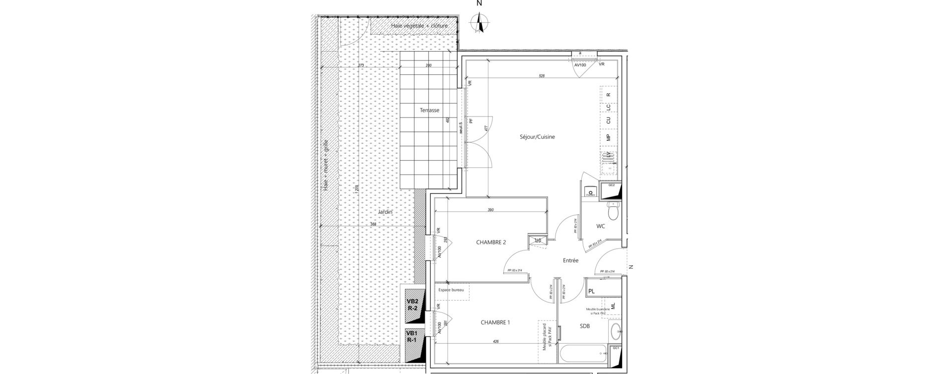Appartement T3 de 61,17 m2 &agrave; Villefranche-Sur-Sa&ocirc;ne B&eacute;ligny