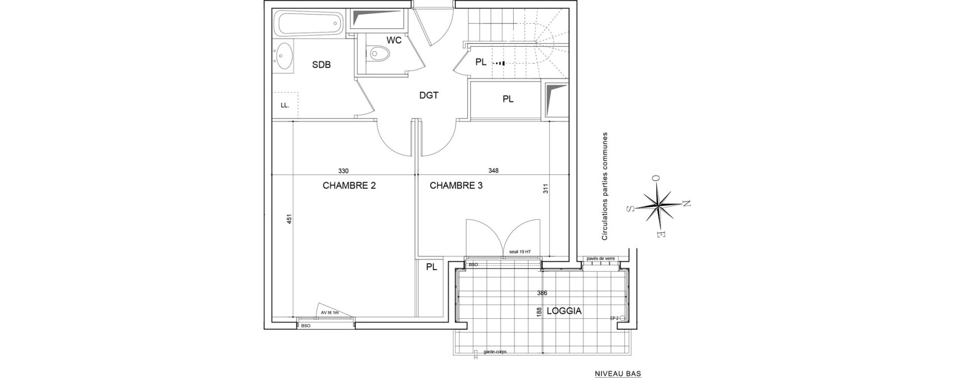 Duplex T4 de 105,00 m2 &agrave; Villeurbanne 