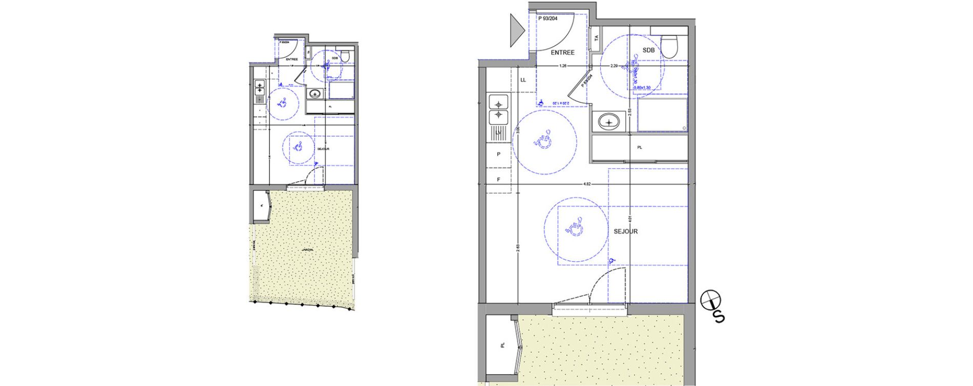 Appartement T1 de 30,52 m2 &agrave; Aix-Les-Bains Centre