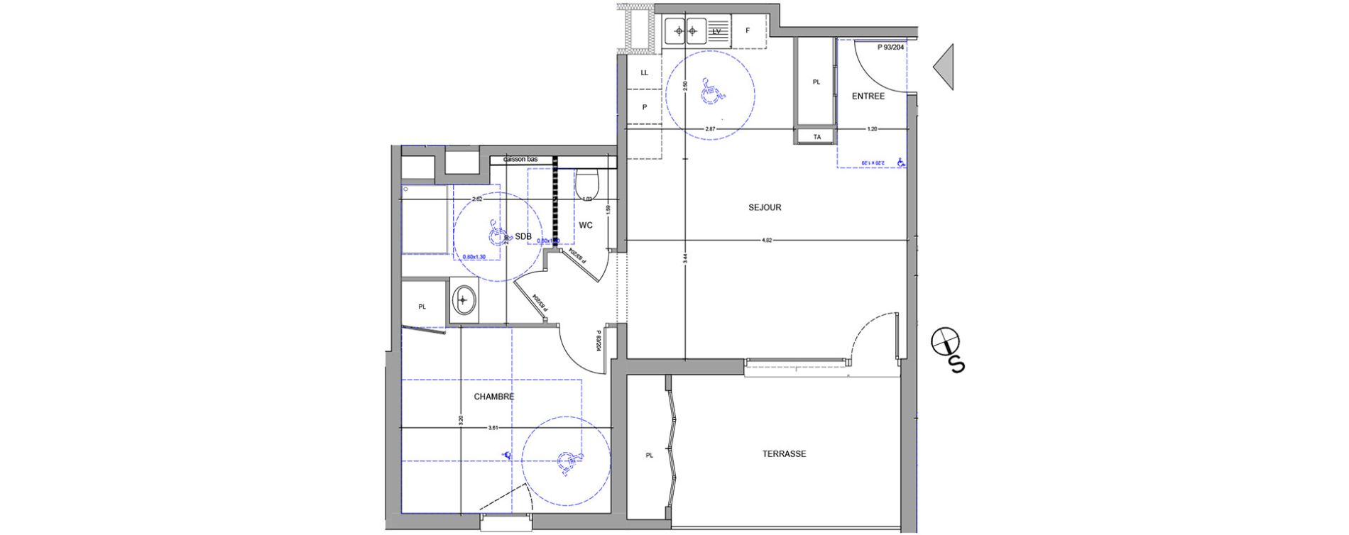 Appartement T2 de 48,26 m2 &agrave; Aix-Les-Bains Centre