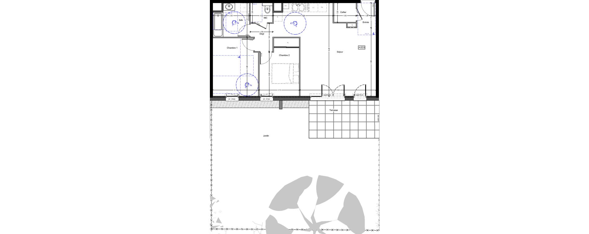 Appartement T3 de 69,07 m2 &agrave; Challes-Les-Eaux Centre