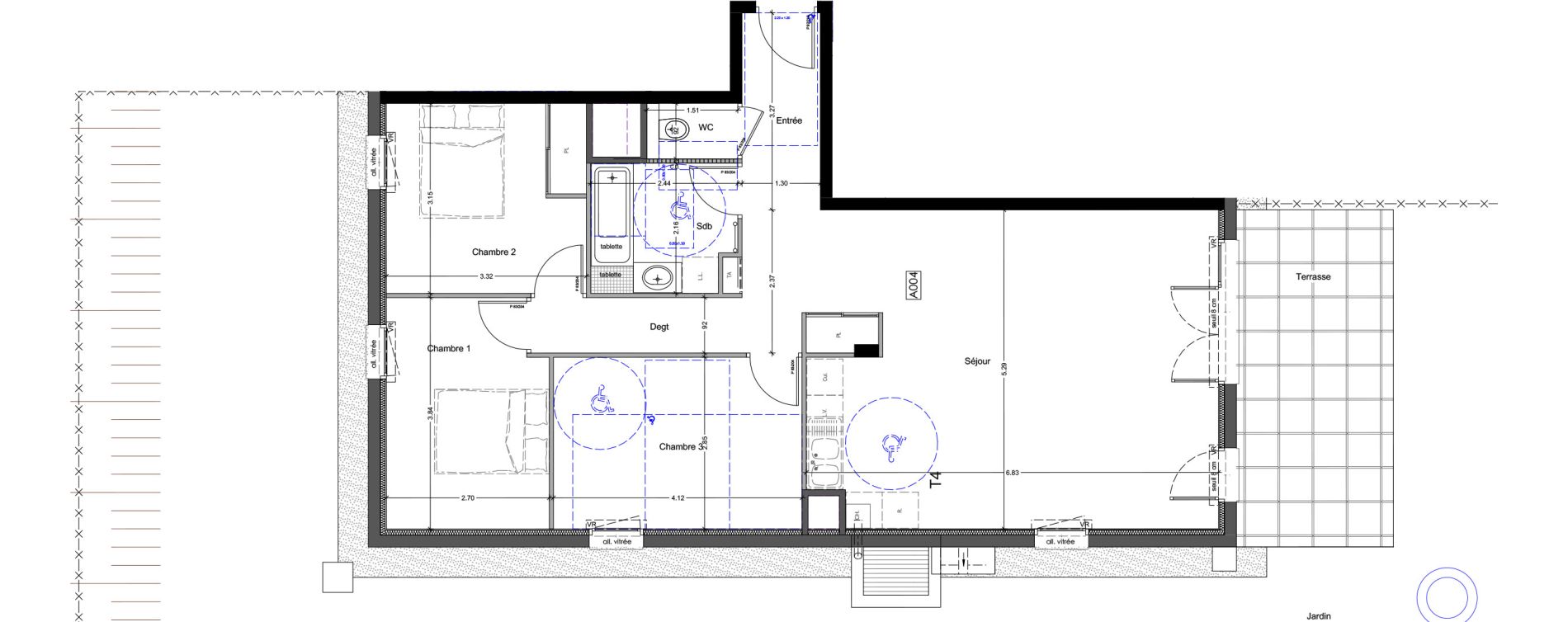 Appartement T4 de 84,05 m2 &agrave; Challes-Les-Eaux Centre