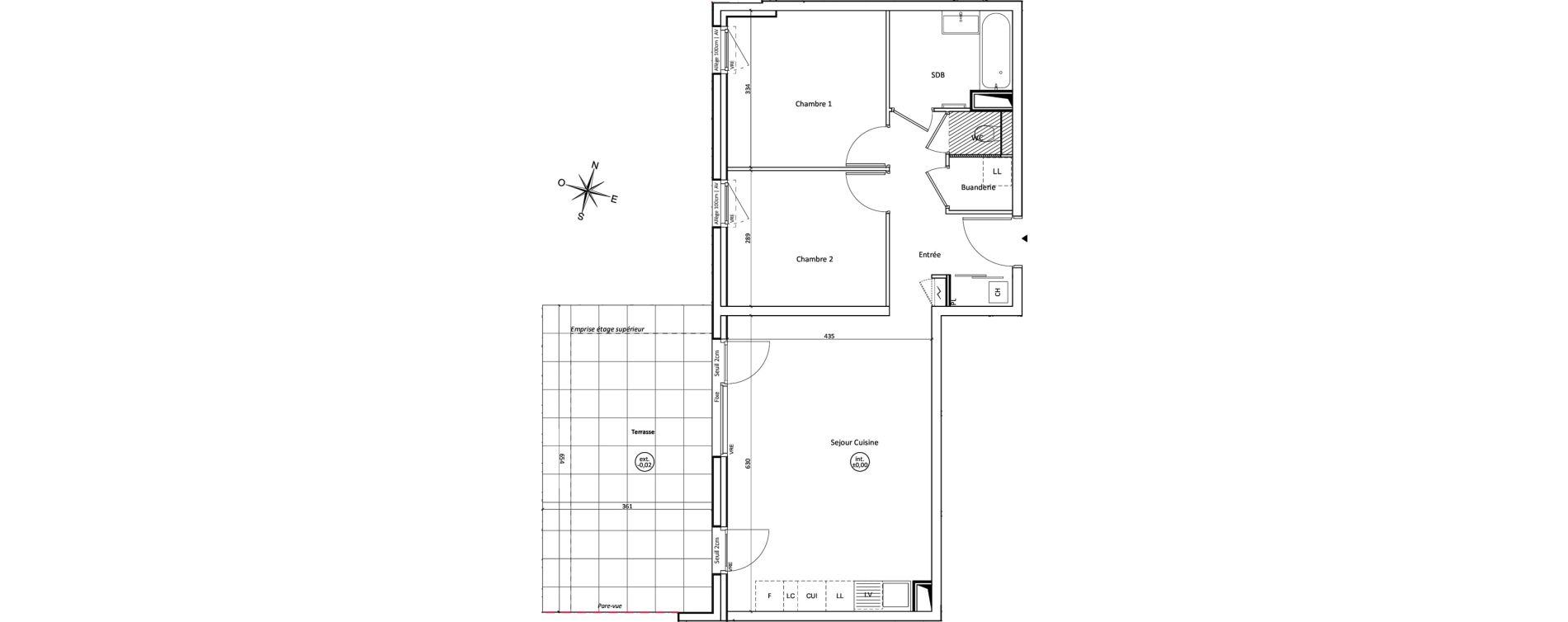 Appartement T3 de 63,40 m2 &agrave; Challes-Les-Eaux Centre