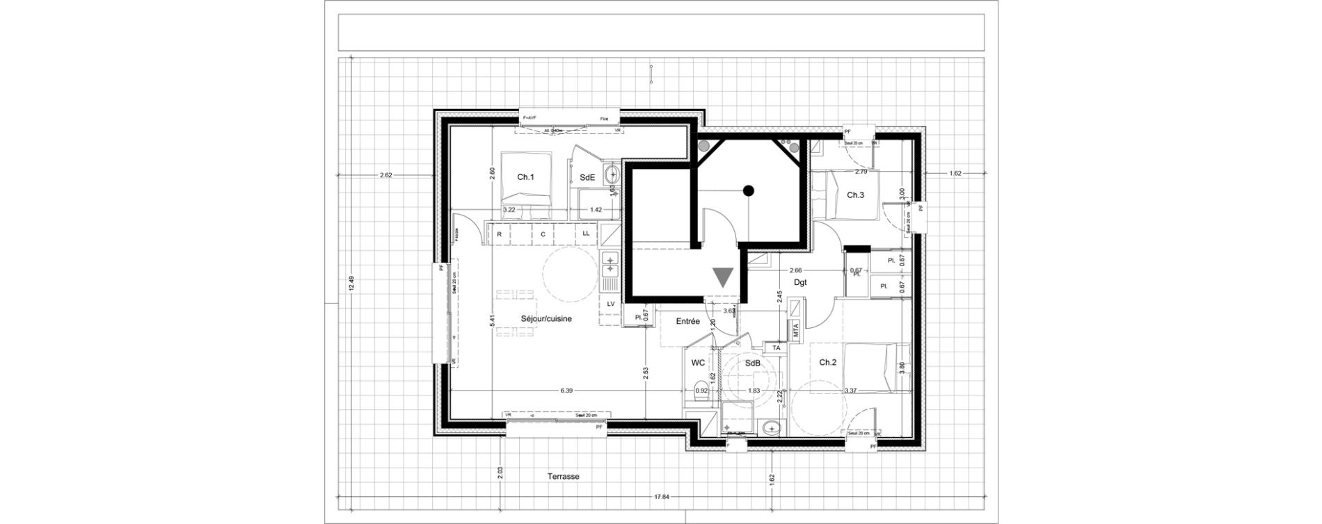 Appartement T4 de 79,10 m2 &agrave; Challes-Les-Eaux Centre