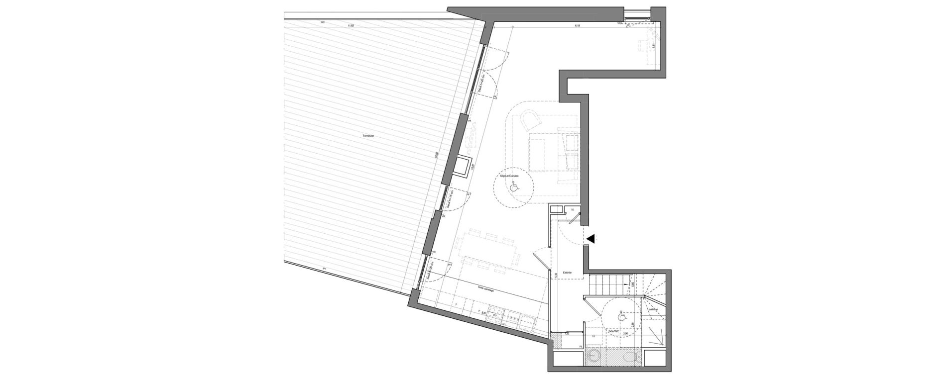 Duplex T5 de 128,35 m2 &agrave; Chamb&eacute;ry La cassine