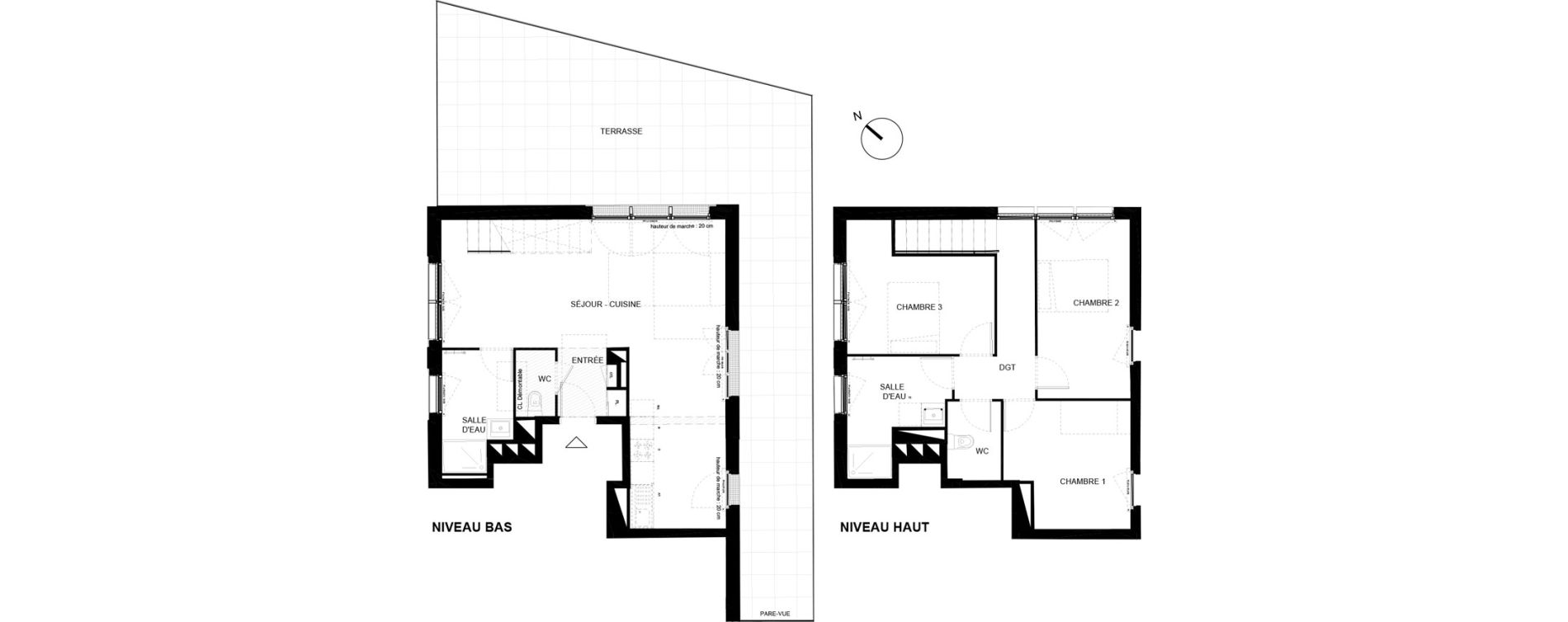 Duplex T4 de 99,12 m2 &agrave; Chamb&eacute;ry Vetrotex