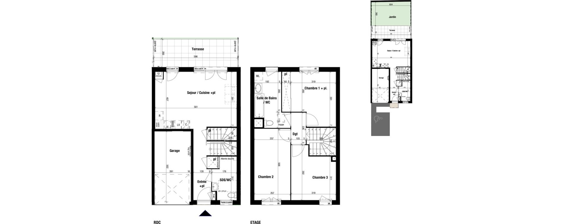 Maison T4 de 82,67 m2 &agrave; Frontenex Centre