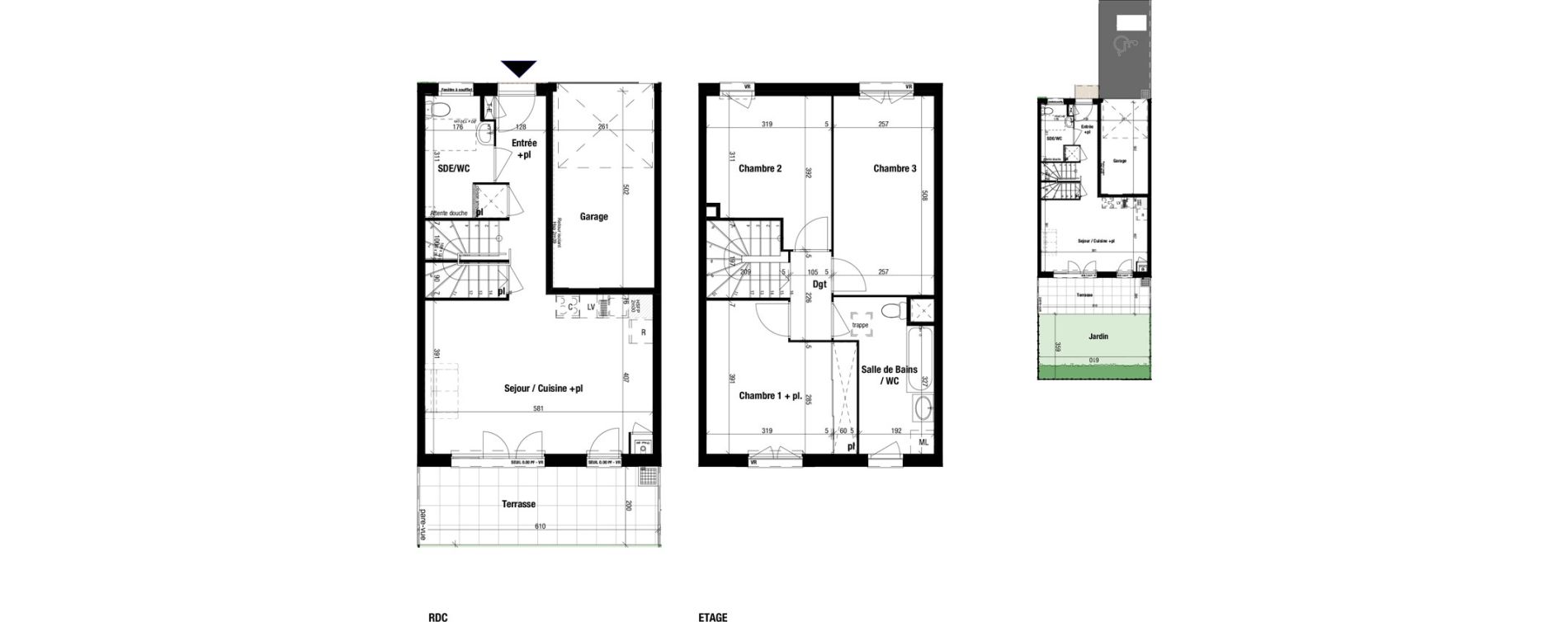 Maison T4 de 82,67 m2 &agrave; Frontenex Centre