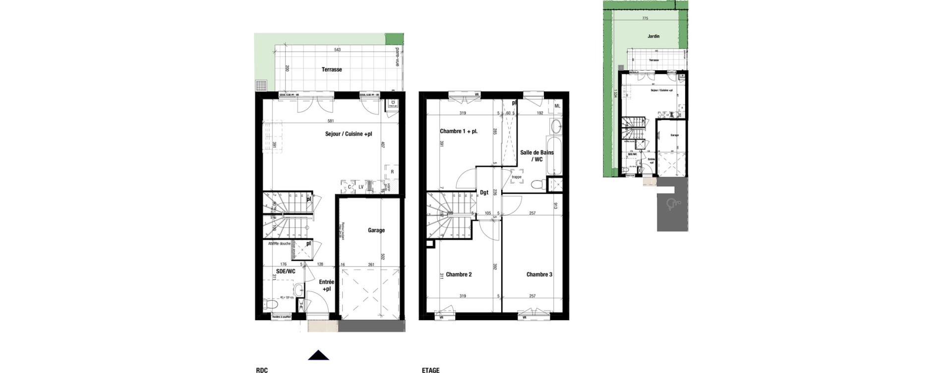 Maison T4 de 82,67 m2 &agrave; Frontenex Centre