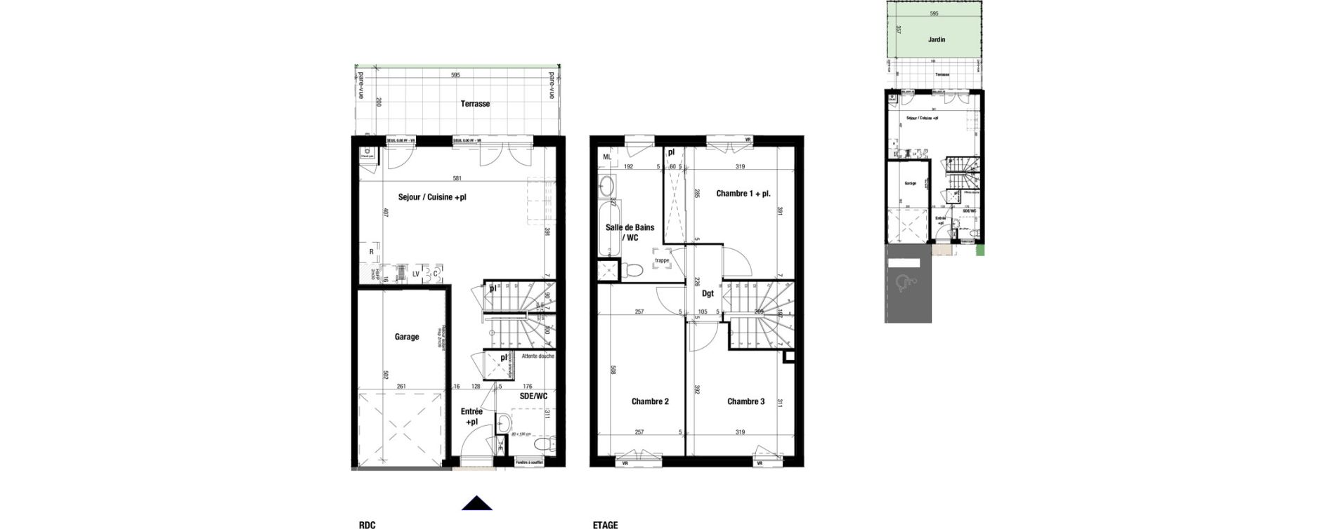 Maison T4 de 82,67 m2 &agrave; Frontenex Centre