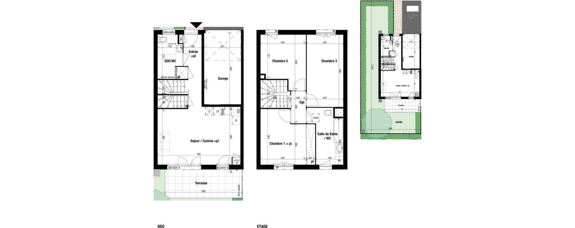 Maison T4 de 82,67 m2 &agrave; Frontenex Centre